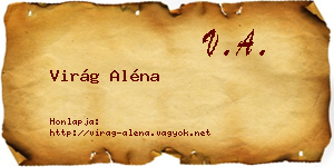 Virág Aléna névjegykártya